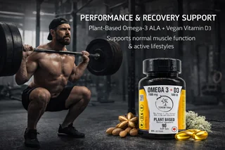 Torontana Omega 3 + D3 plant-based supplement, 90 soft gels