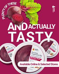 Easy Snack Roasted Vegetable Dip, Brilliant Beet, from our Partner's Pantry