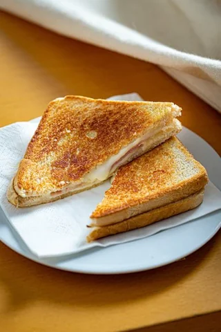 Mustard Microgreen Grilled Cheese